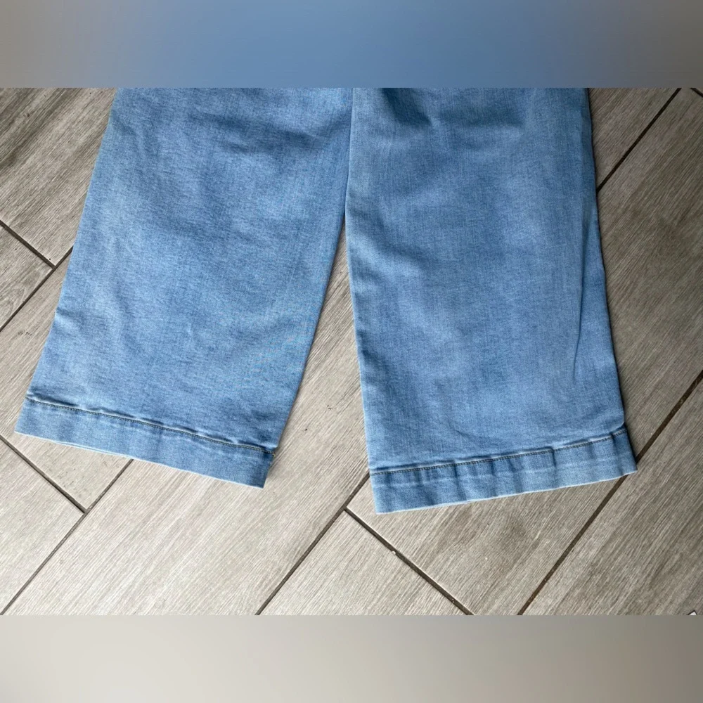 Oat New York Light Blue Wide Leg Jeans - Picture 7 of 14